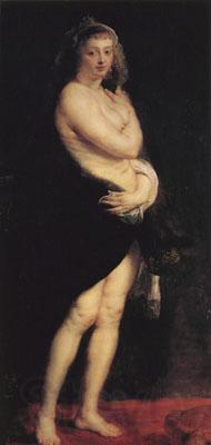 Peter Paul Rubens Helena Fourment in a Fur Wrap or Het Pelsken (mk01) Norge oil painting art